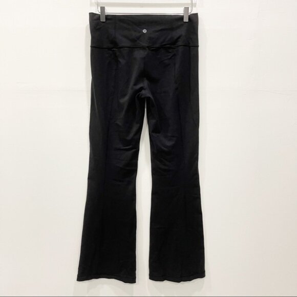 Lululemon Groove Pant III Flare Full-On Luon Black Yoga Athleisure 12 - Picture 3 of 10